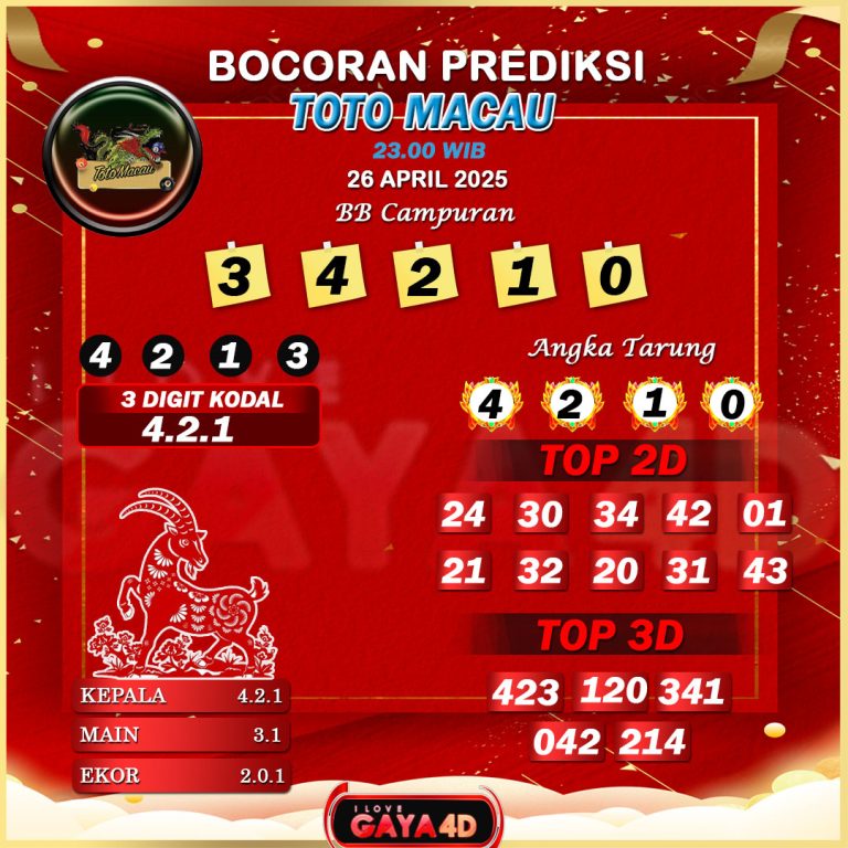 01 PSD PREDIKSI TOTO MACAU 20