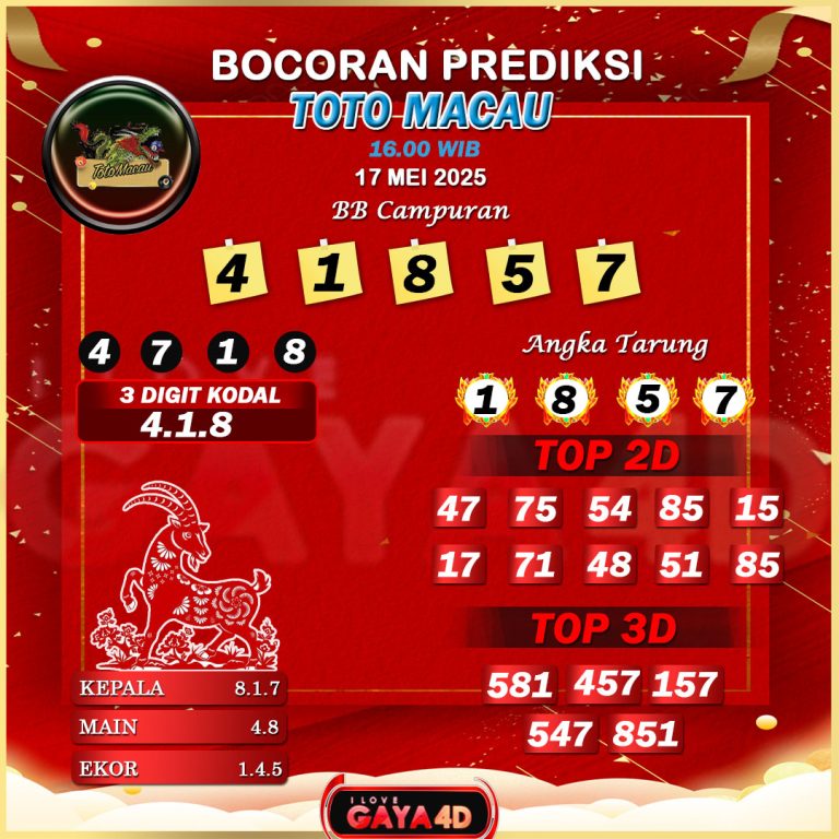 01 PSD PREDIKSI TOTO MACAU 106