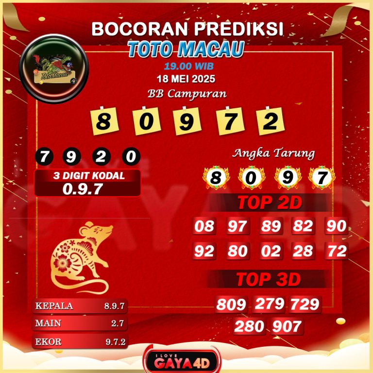 01 PSD PREDIKSI TOTO MACAU 110