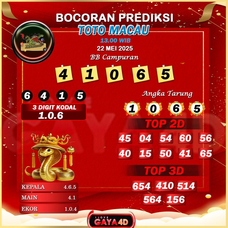 01 PSD PREDIKSI TOTO MACAU 120