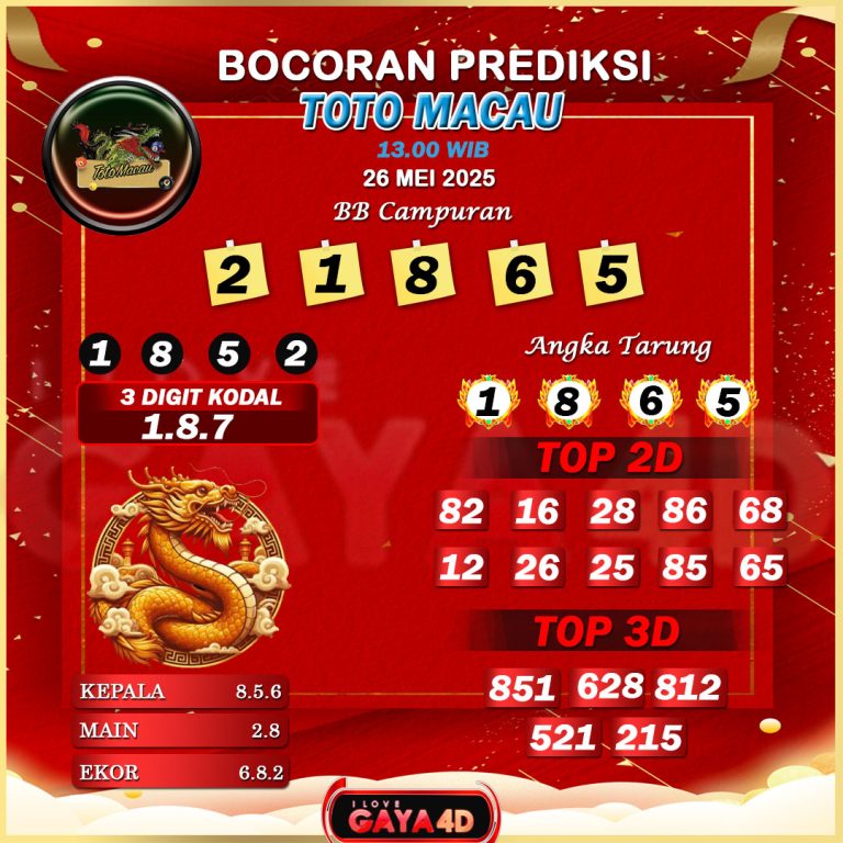 01 PSD PREDIKSI TOTO MACAU 132