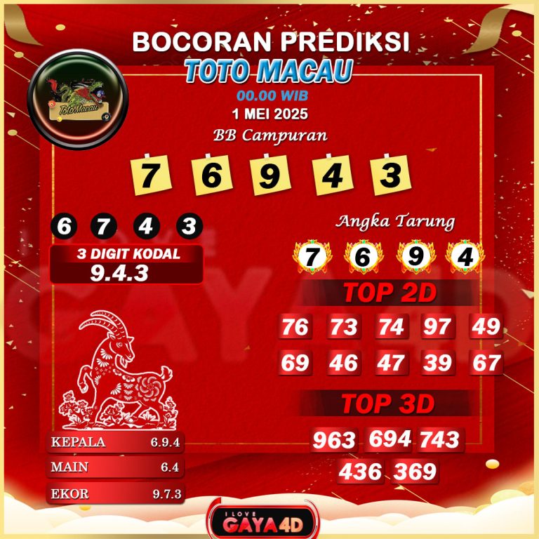 01 PSD PREDIKSI TOTO MACAU 47