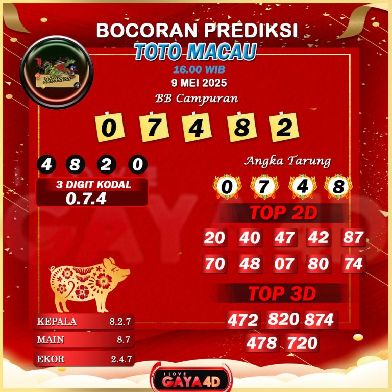 01 PSD PREDIKSI TOTO MACAU 82