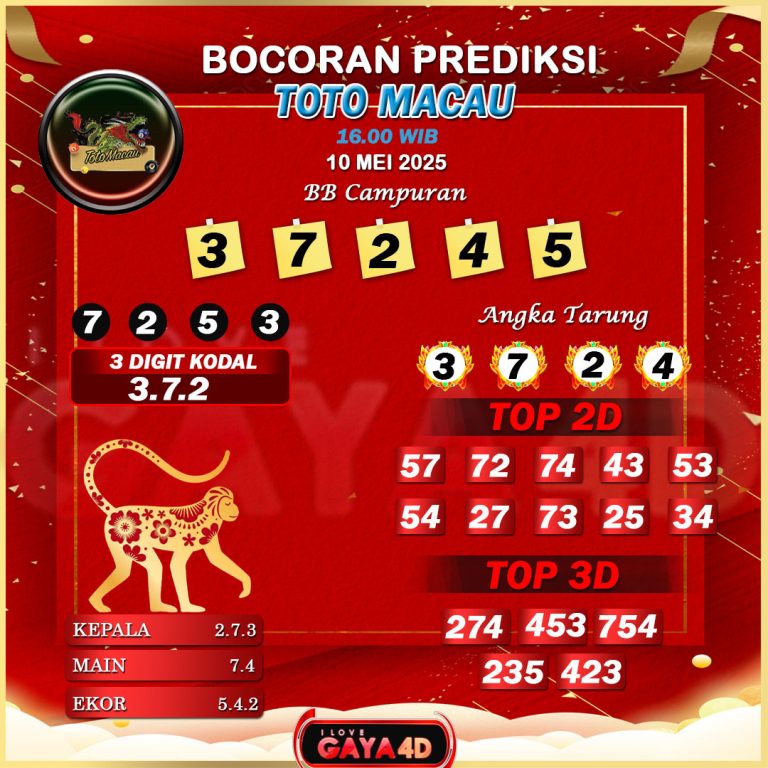 01 PSD PREDIKSI TOTO MACAU 85
