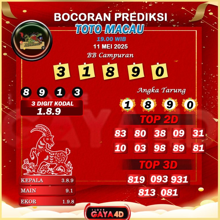01 PSD PREDIKSI TOTO MACAU 89