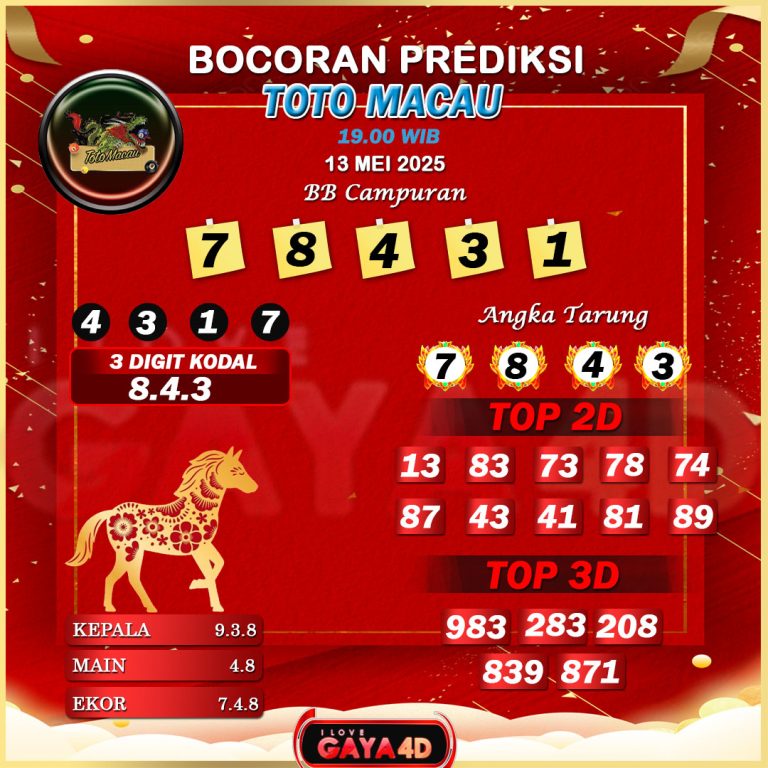 01 PSD PREDIKSI TOTO MACAU 95