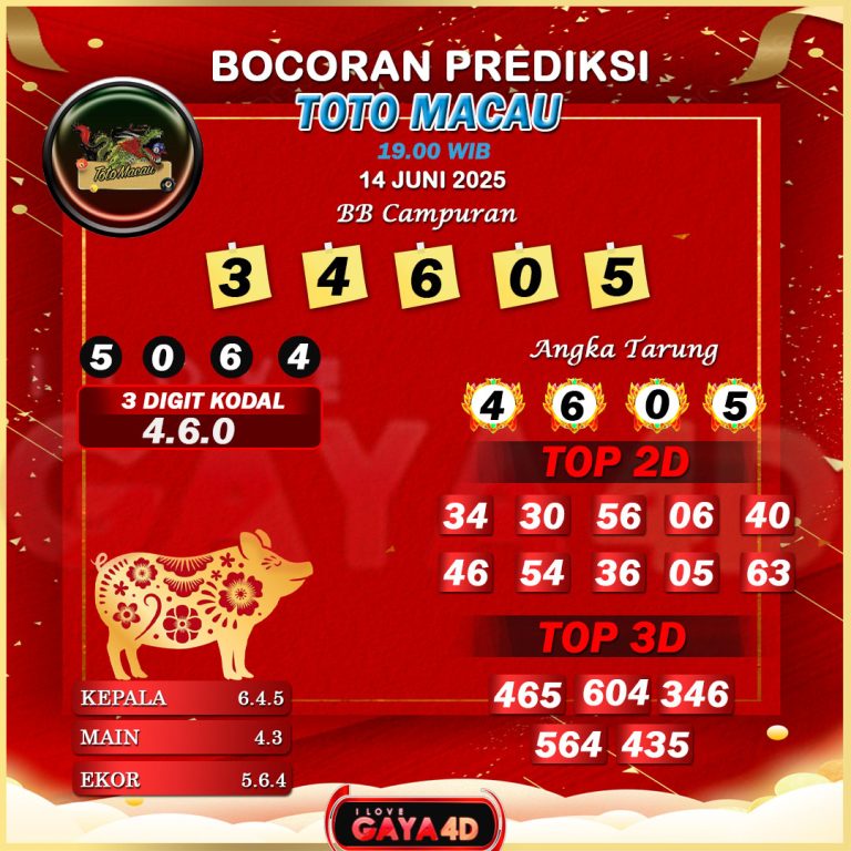 01 PSD PREDIKSI TOTO MACAU 189