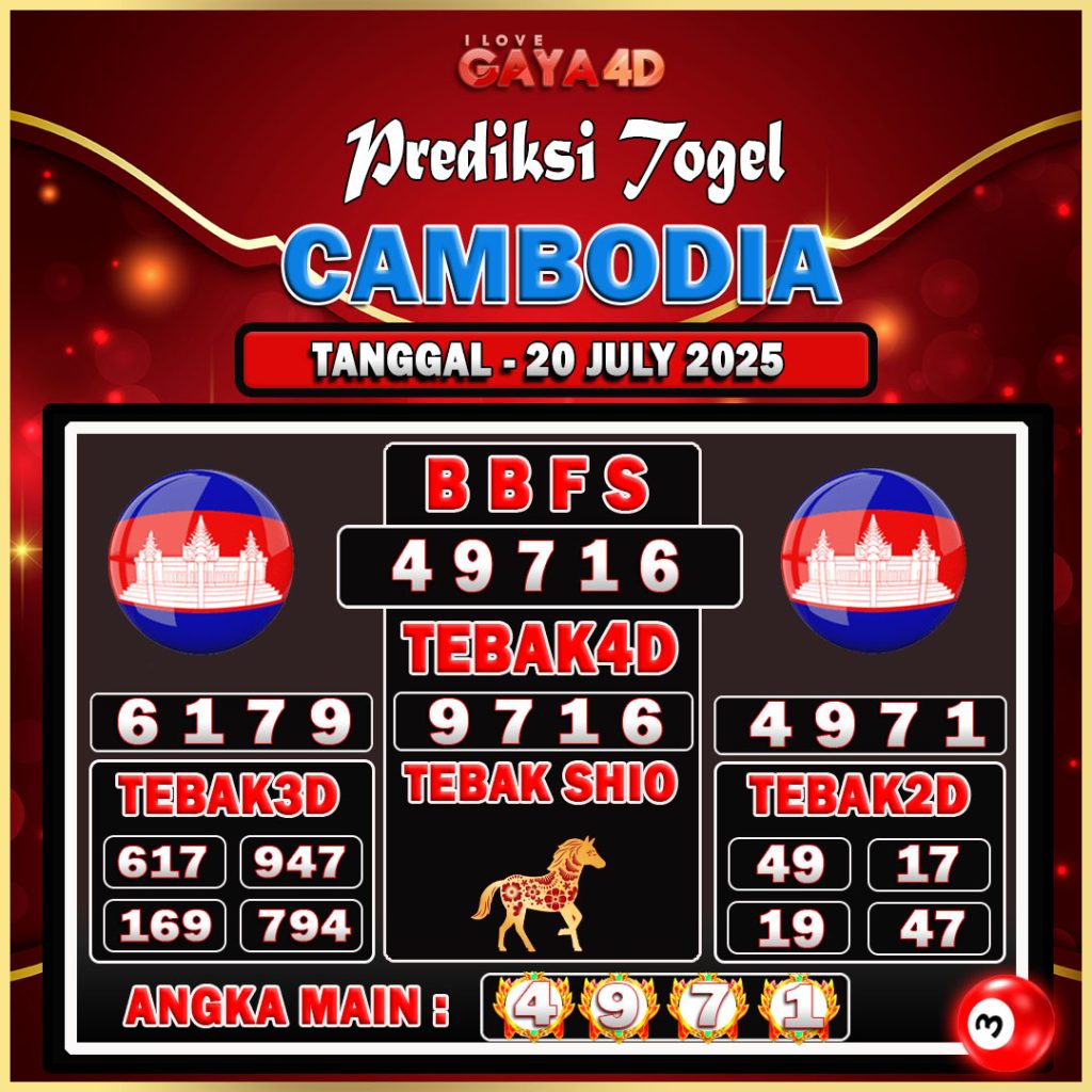 CAMBODIA BULAN JULY 1