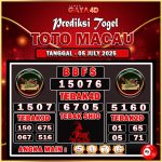 TOTO MACAU BULAN JULY 10