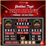 TOTO MACAU BULAN JULY 12