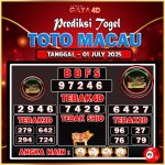 TOTO MACAU BULAN JULY 2