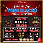 TOTO MACAU BULAN JULY 3