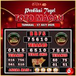 TOTO MACAU BULAN JULY 41