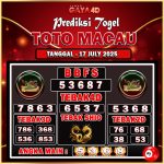 TOTO MACAU BULAN JULY 42