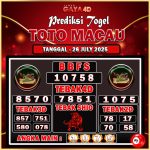 TOTO MACAU BULAN JULY 9